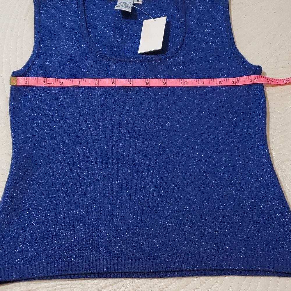 NWT 2 Identical Silk Tank Tops Ladies M - Picture 10 of 12